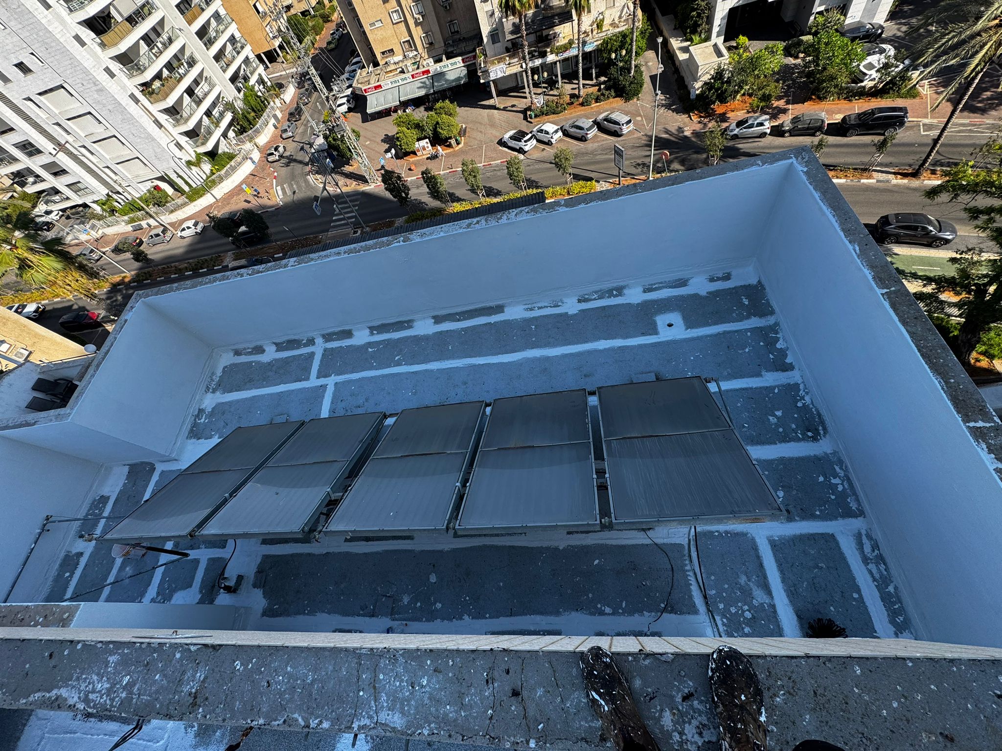 איטום גגות בהוד השרון – פרויקט מקצועי ברחוב מגדיאל 37 9 גג לאחר סיום האיטום