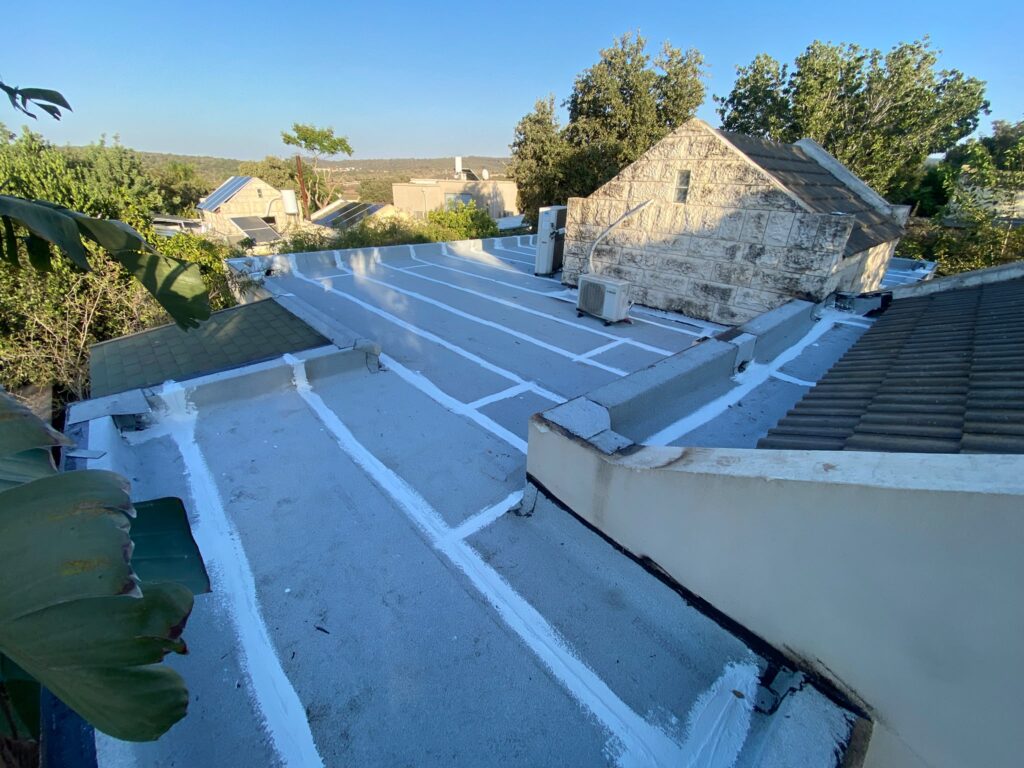איטום גגות בהסוללים הסוללים, רחוב אלה 98